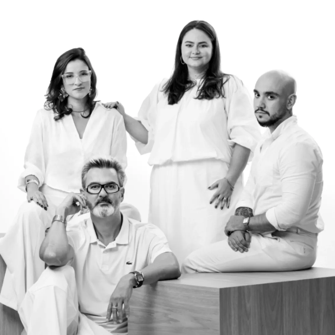 Adalberto Rodrigues, Leo Romano, Mariana Romano e Mariana Pierrott